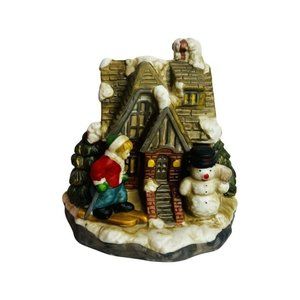 VTG 1989 80s home for the holidays ceramic musical house jingle bells Christmas